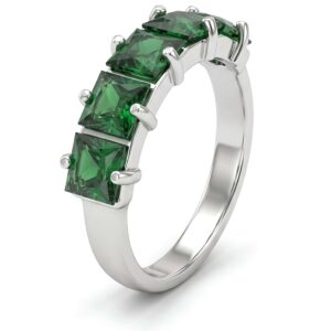 Anel Pedra Verde Relva-5