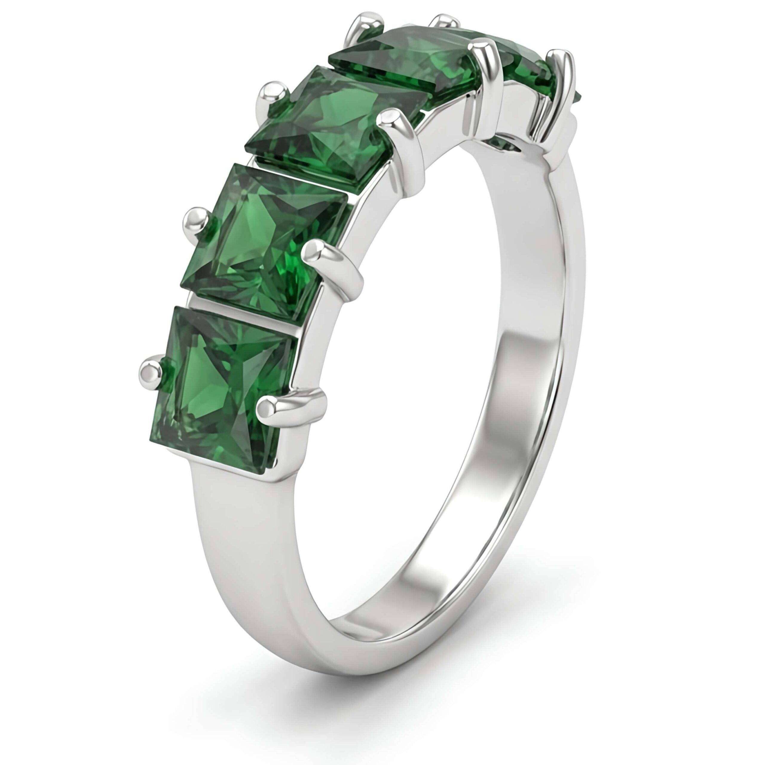 Anel Pedra Verde Relva-5