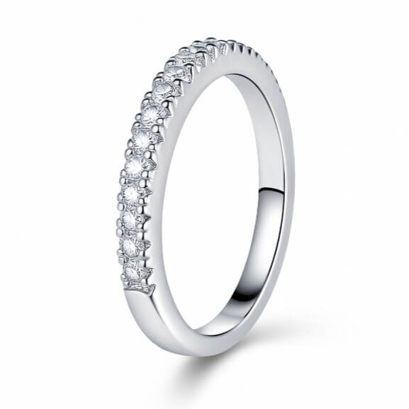 Anel Aparador Meia Aliança Radiance