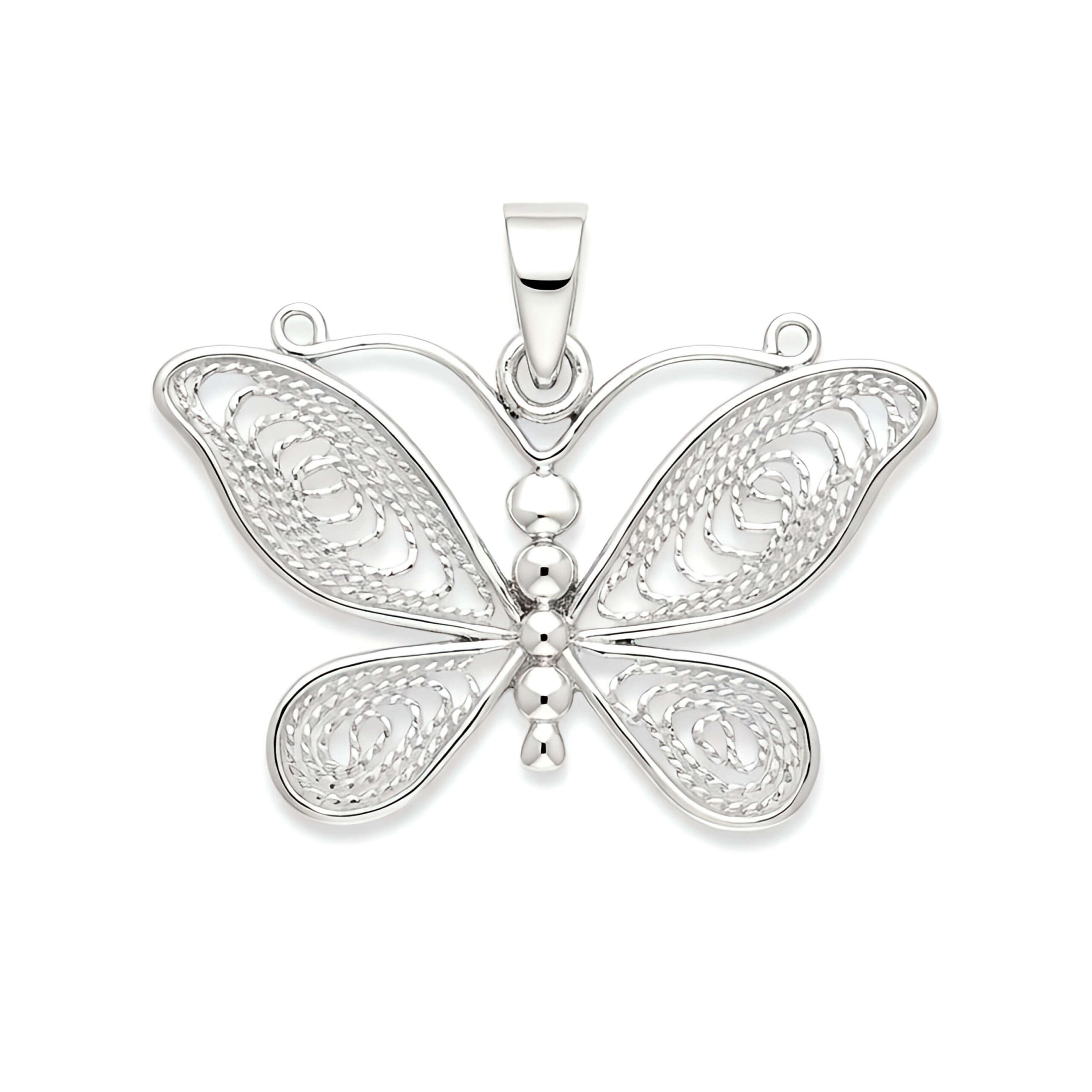 Pingente Borboleta Delicada Trabalhada