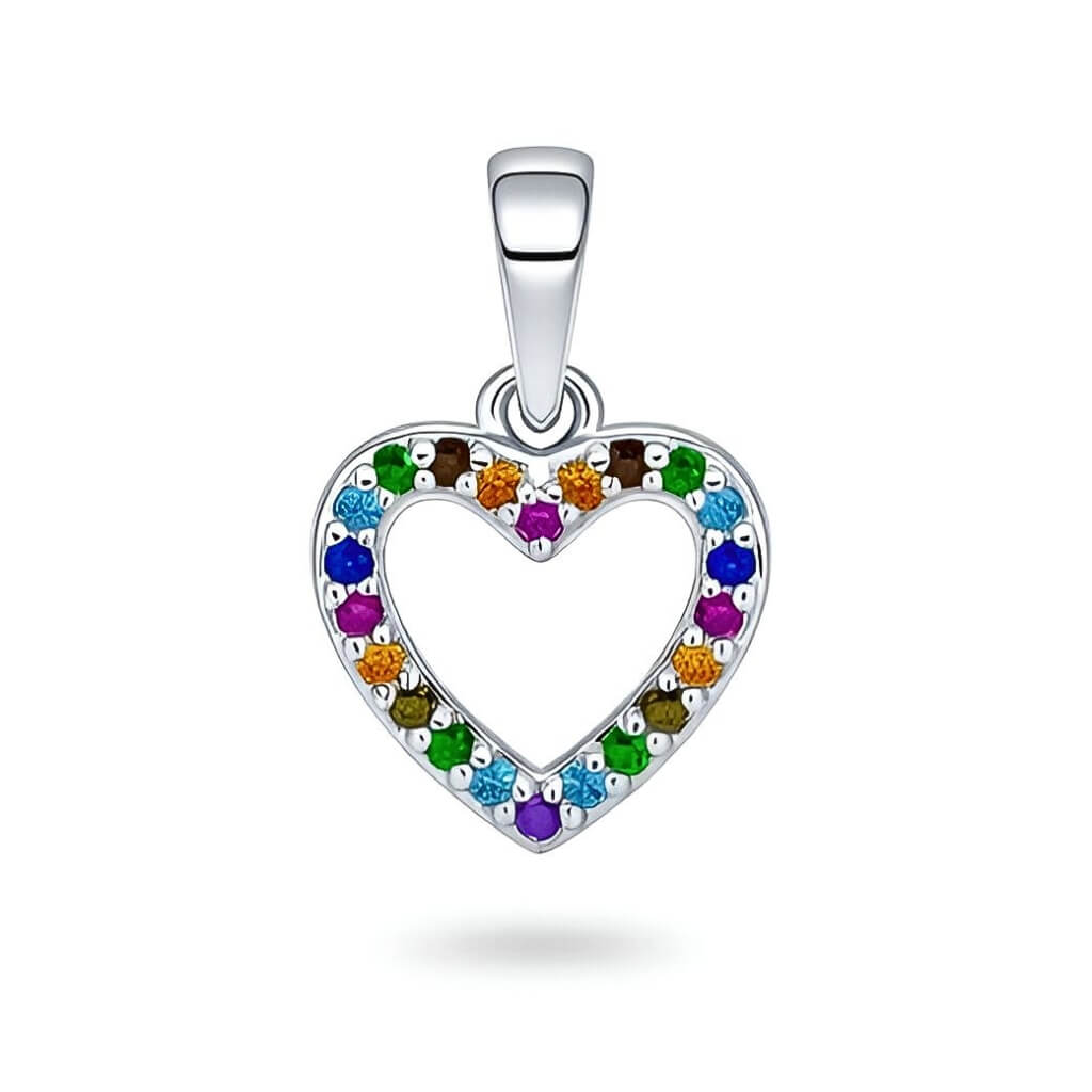 Pingente Coração Cravejado