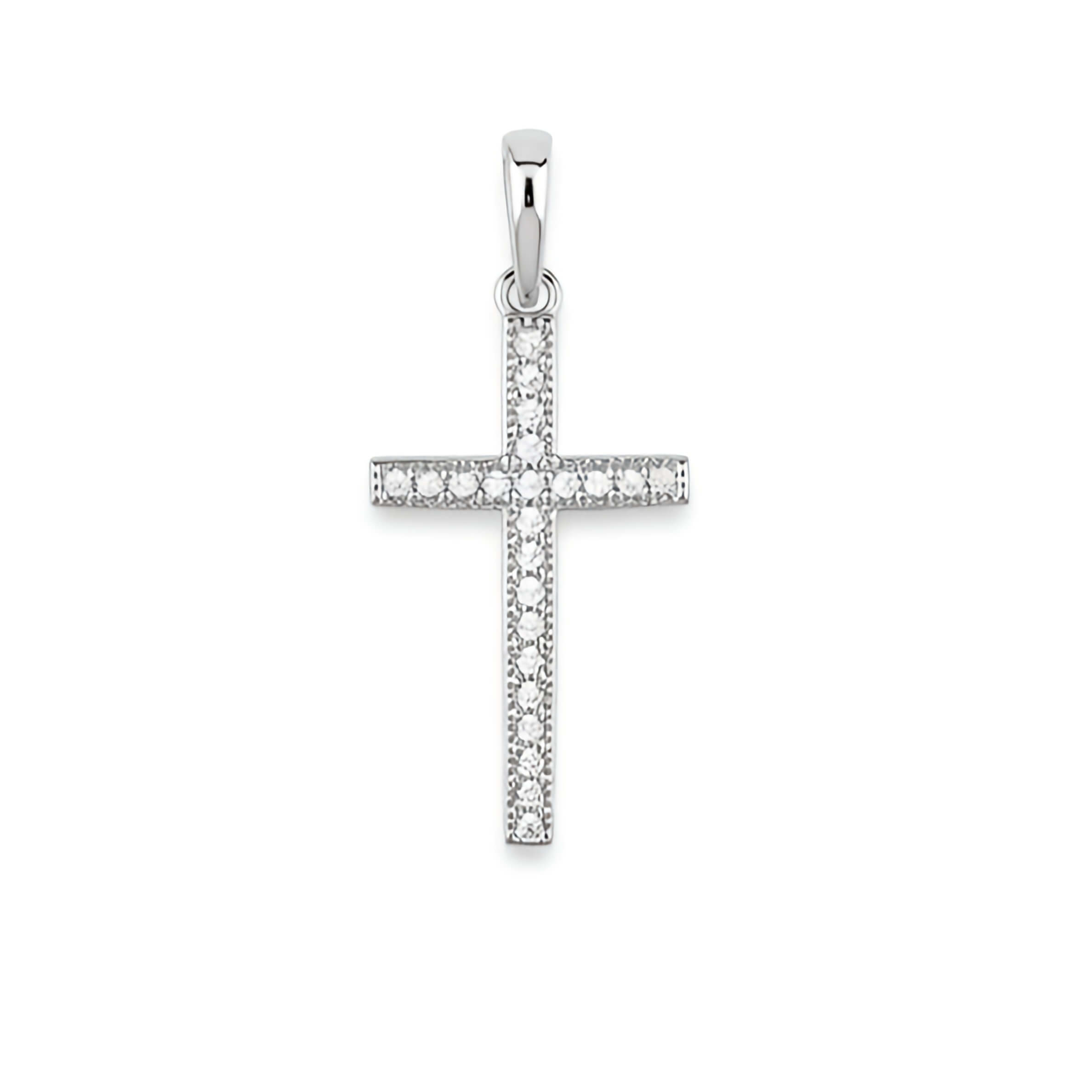 Pingente Crucifixo Cravejado