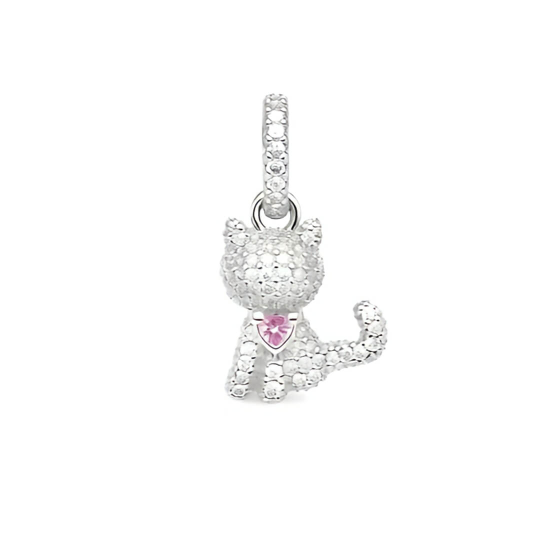 Pingente Gatinha Brilhante