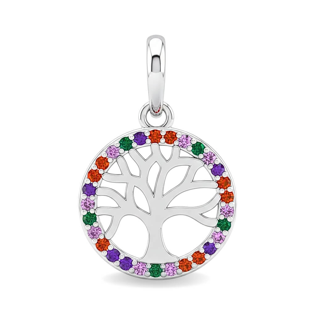 Pingente Medalha Árvore da Vida