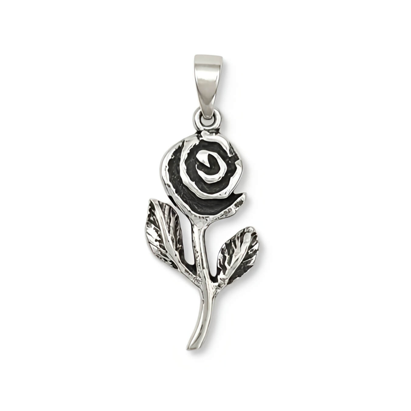 Pingente Rosa Envelhecida