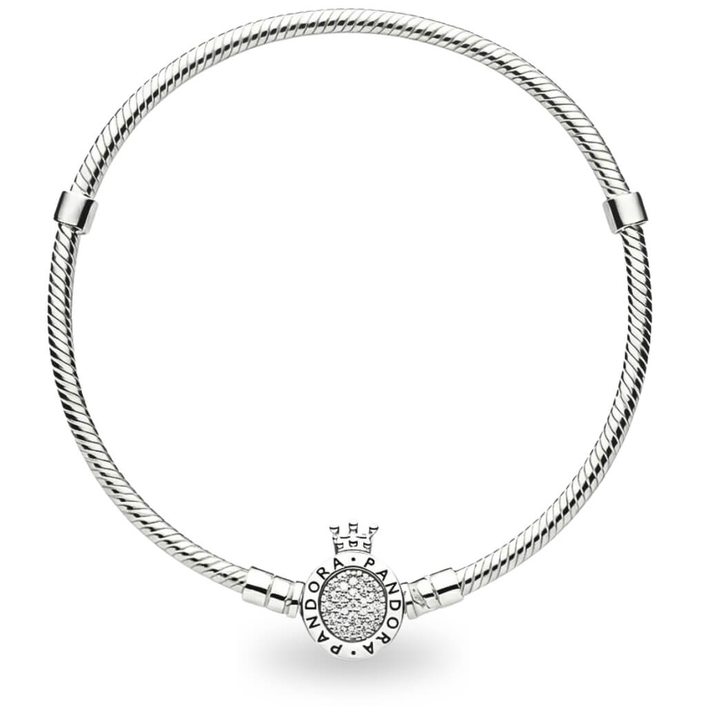 Pulseira Fecho Coroa Real para Berloque