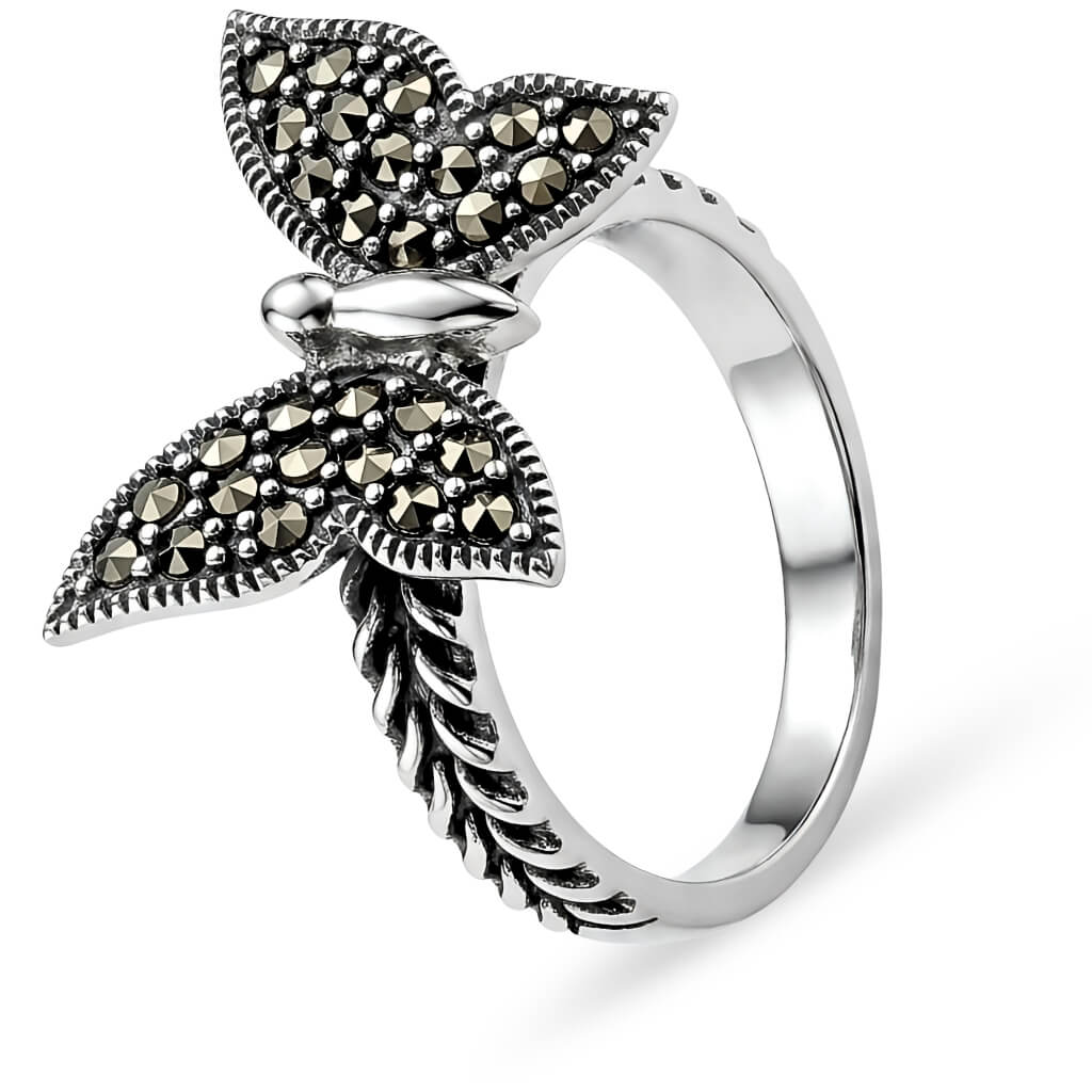 Anel Metamorfose de Marcassita