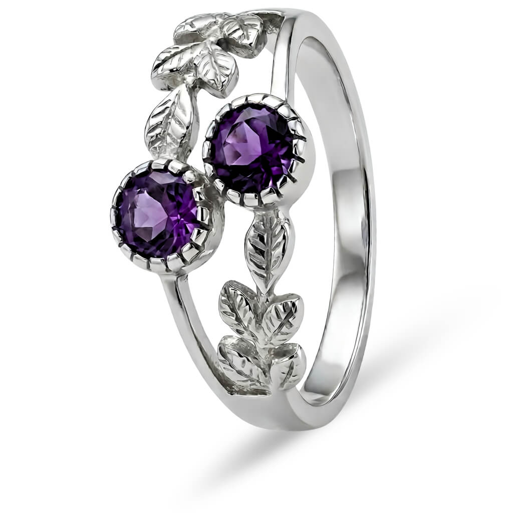 Anel Orvalho de Violetas