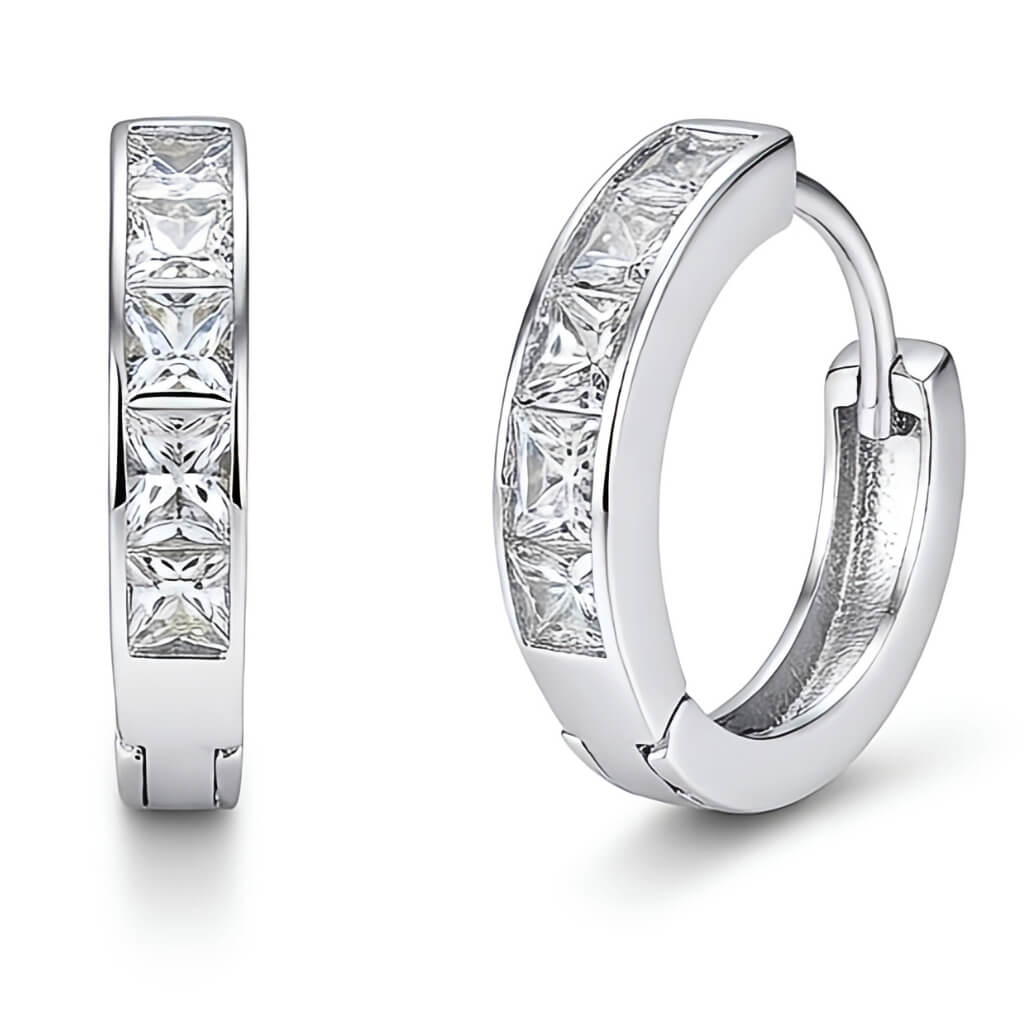 Brincos Diamantée Royale