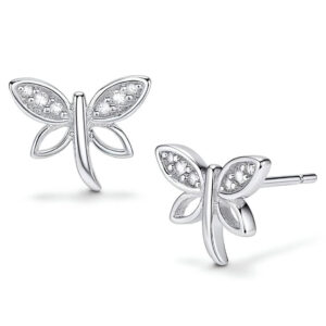 Brincos Libélula Crystal Wings