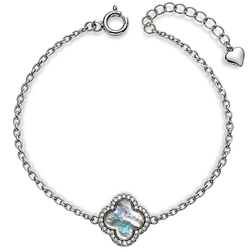 Pulseira Trevo Fortune Madrepérola-6