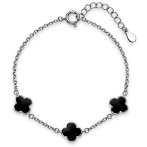 Pulseira Trevo Noir Black-6