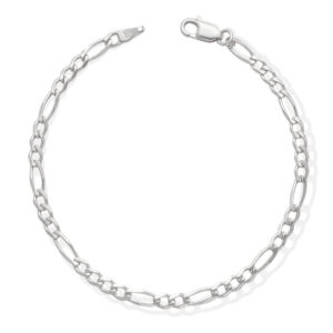 Pulseira de Prata Italiana 3x1 Clássica