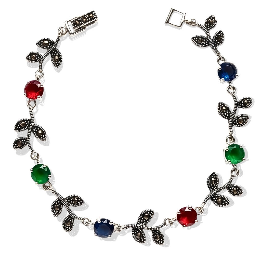 Pulseiras Jardim de Marcassitas Envelhecidas