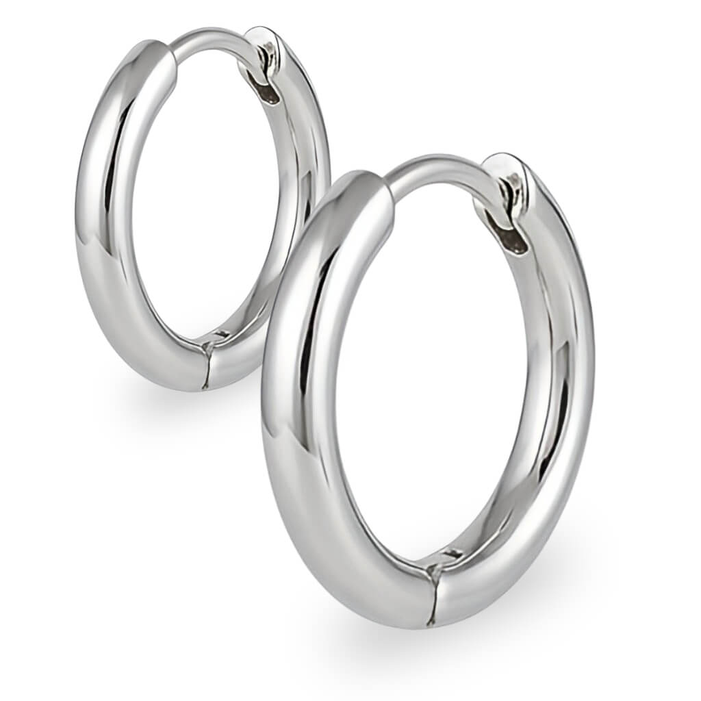 Brincos Argola Design Tubo Pequeno