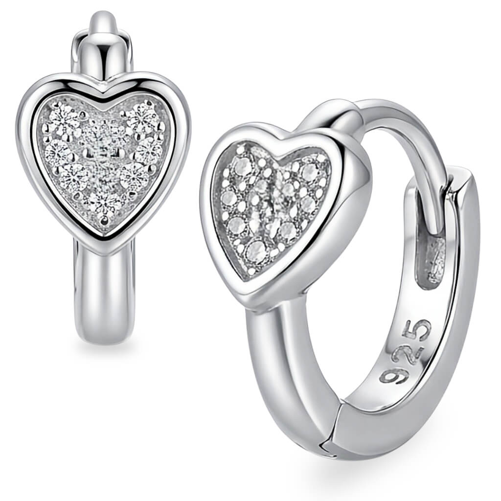 Brincos Huggie Heart