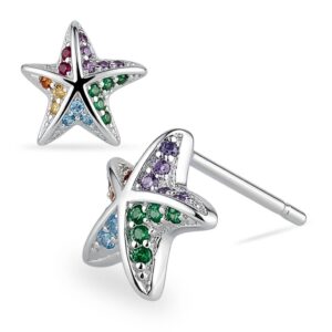 Brincos Starfish Crystal Edition