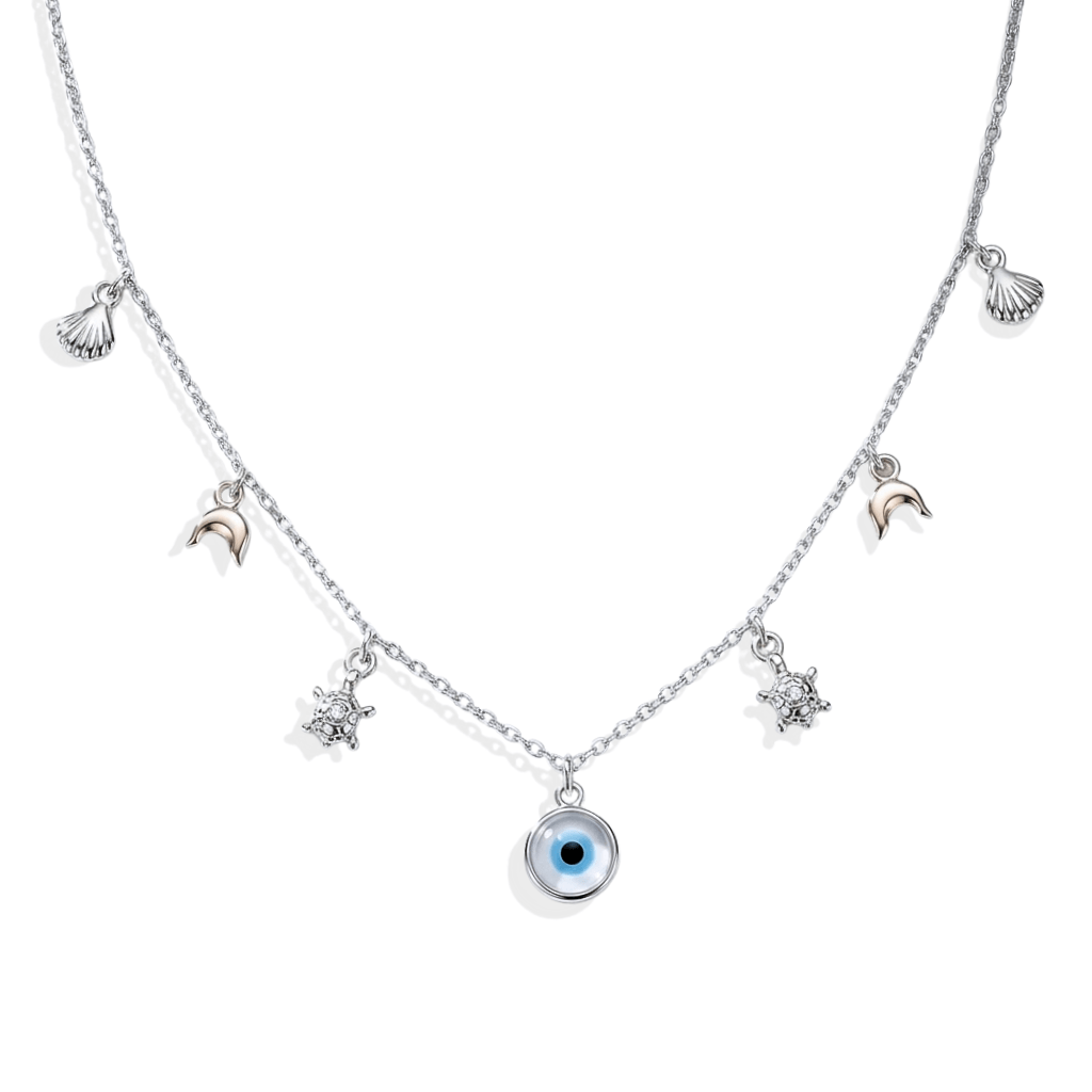 Colar Silver Marine Charms
