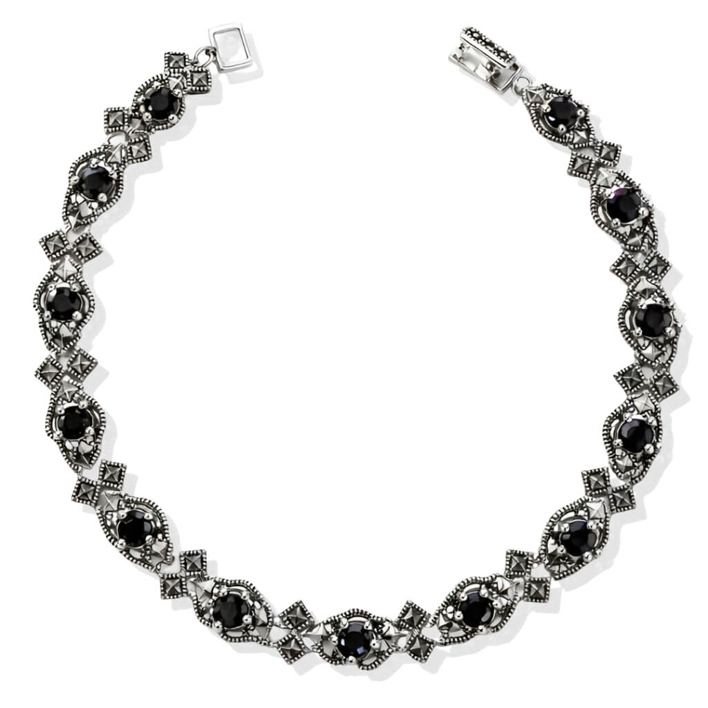 Pulseira Nobreza de Marcassitas e Zircônias