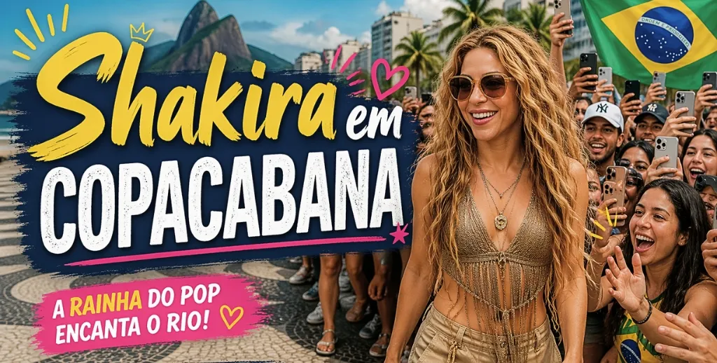 Shakira em Copacabana