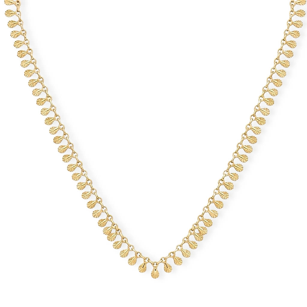 Colar Choker Elos com Medalhas