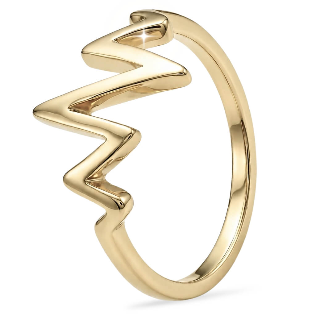 Anel Wave Contemporâneo