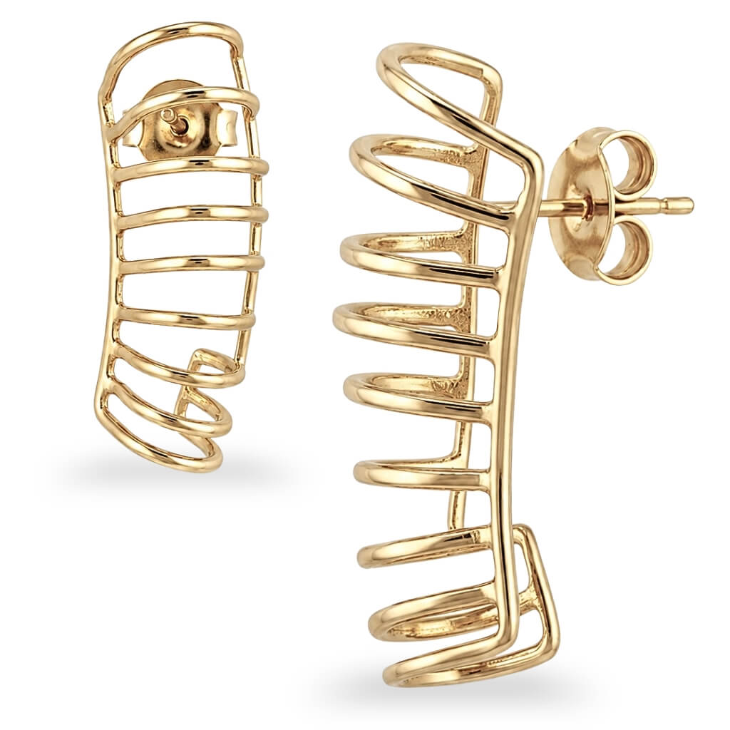 Brincos Earcuff Aura Solar