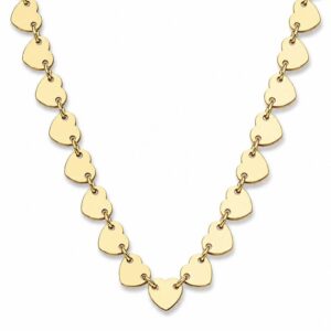 Colar Choker de Corações Minimalista