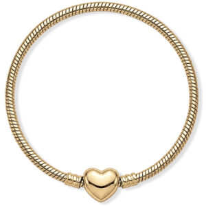 Pulseira de Berloques fecho de Coração