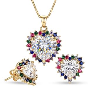 Conjunto Parure Coração Celestial-5