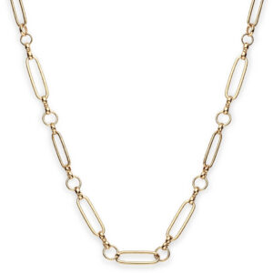 Colar Elo Duplo Cartier Alternado