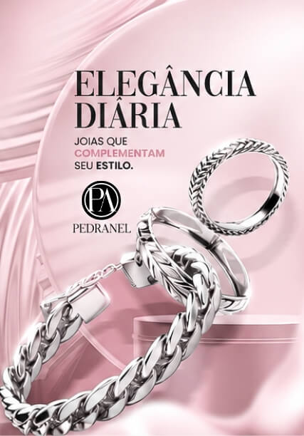 Elegância diária pedranel joias