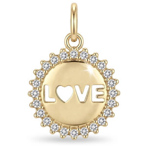 Pingente Sol Radiante Love