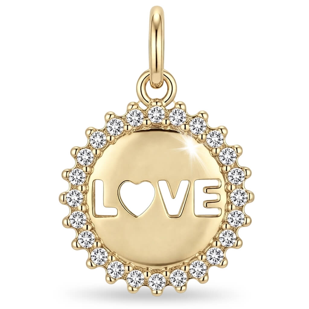 Pingente Sol Radiante Love
