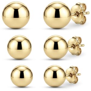 Brincos Trio de Bolas Clássicas (P,M e G)