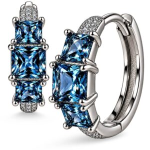 Brincos Argola Oceano Real com Zircônias
